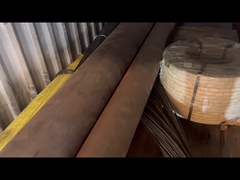 les matériaux d'acier au carbone de 45 65Mn 08F ont enduit la longueur 12m de tuyau d'acier de construction